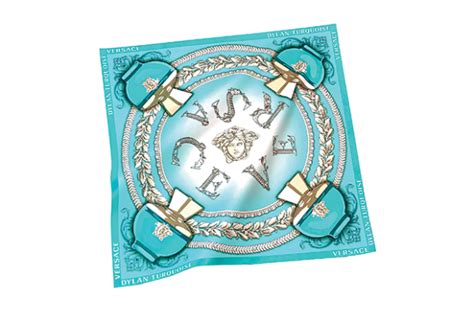 versace dylan blue turquoise scarf|Versace Scarf 0ml Gwp .